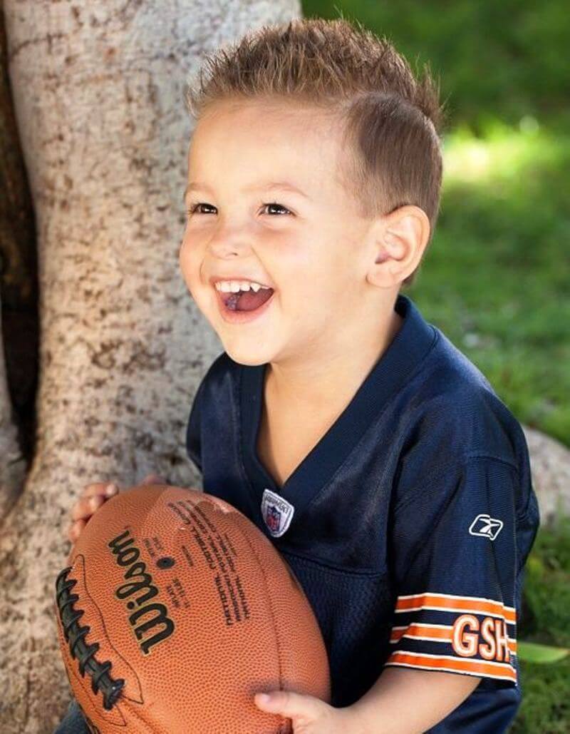 9. Little Spikes on Baby Boy’s Head Little Spikes on Baby Boys Head Hairstyles