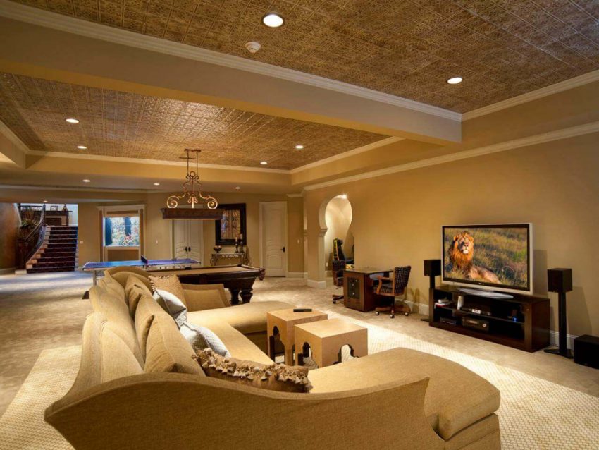 Long-Lasting Ambiance Basement Wall Ideas not drywall