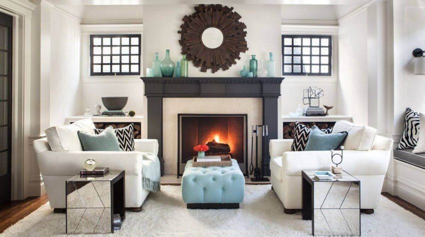 Symmetrical Furniture Setting for Living Room Decor Ideas