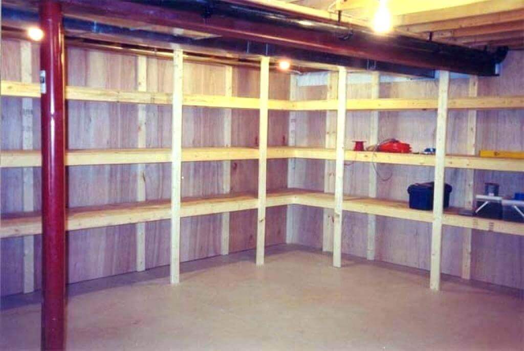 Unfinished Basement Storage Ideas Photos Ikea On a budget