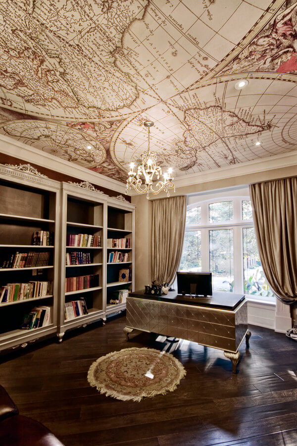 home office library design ideas