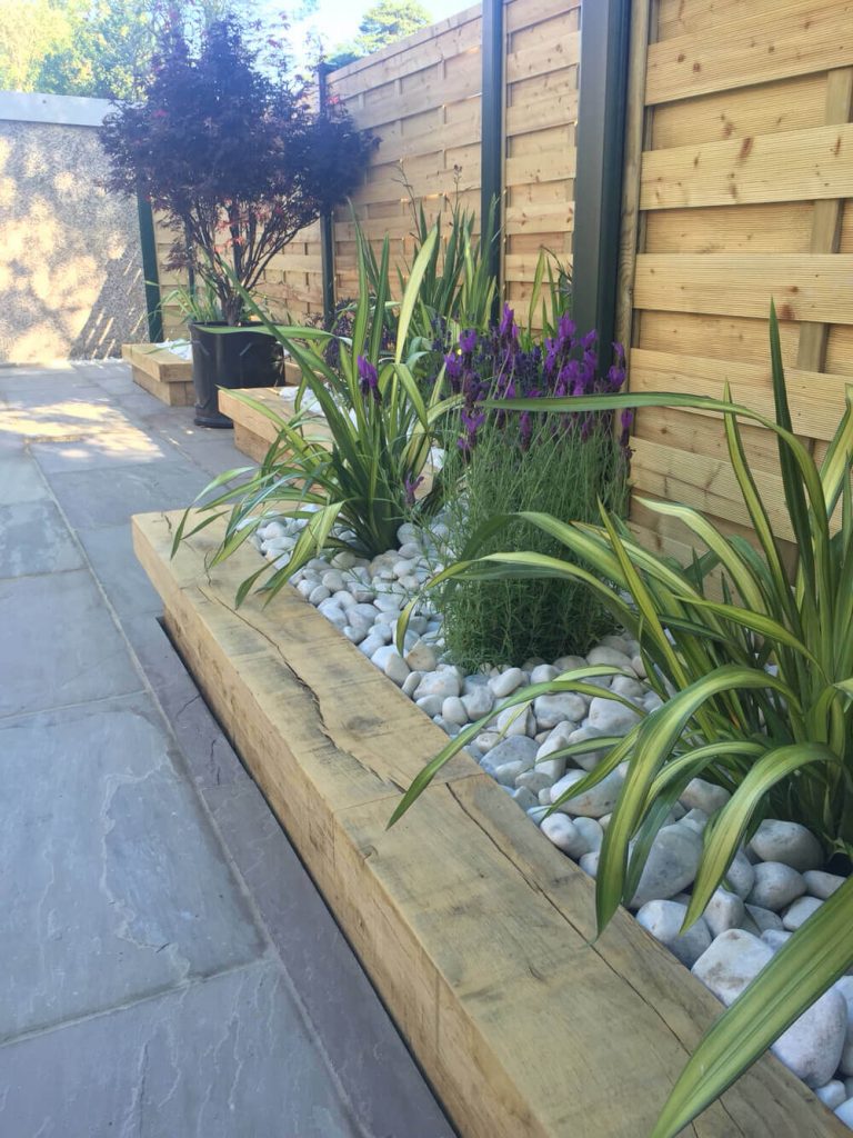 lawn edging ideas wood
