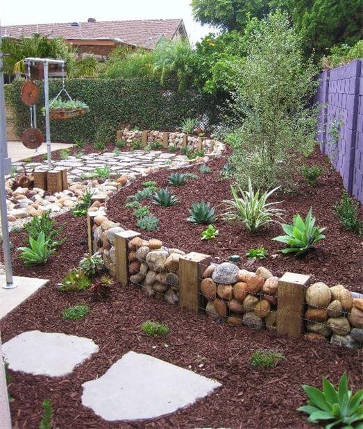 lawn edging stone ideas