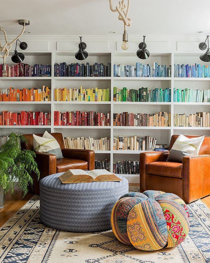 modern home library ideas
