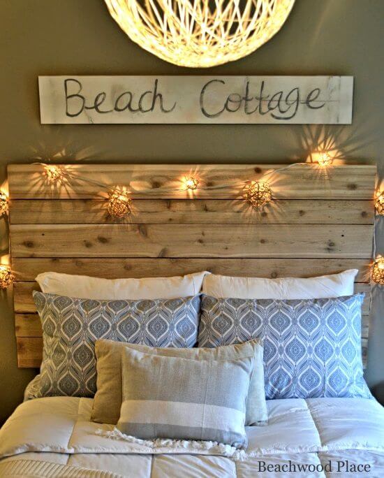 diy wood panel headboard