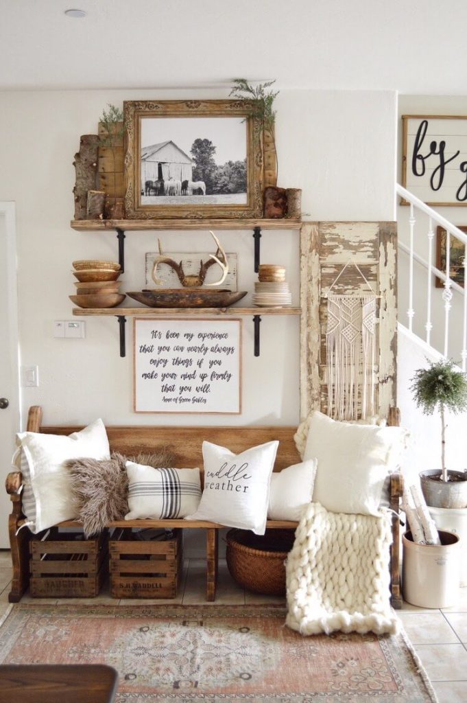 entryway decorative wall shelf