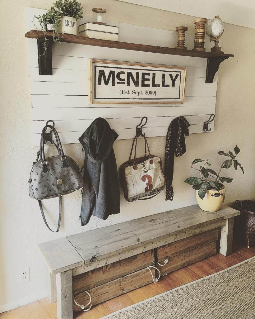 entryway ideas with bench