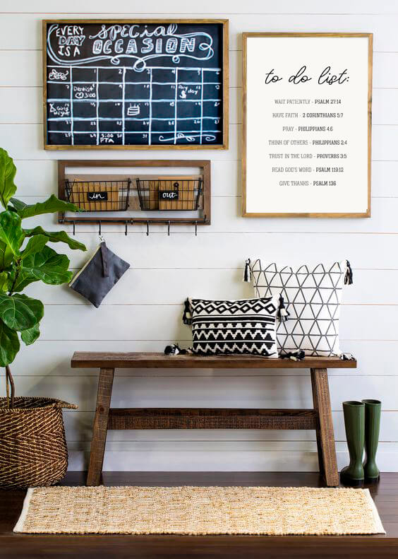 entryway wall decor diy