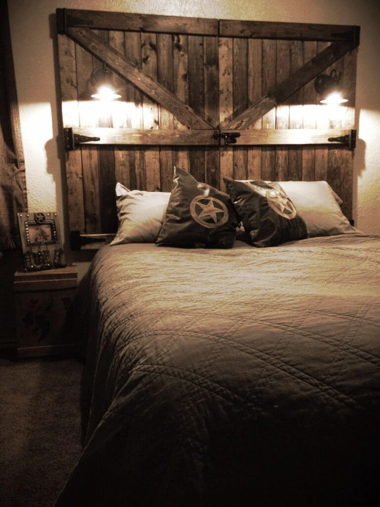 headboard pallet wood