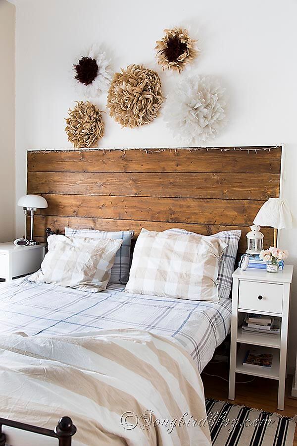 headboard wood diy