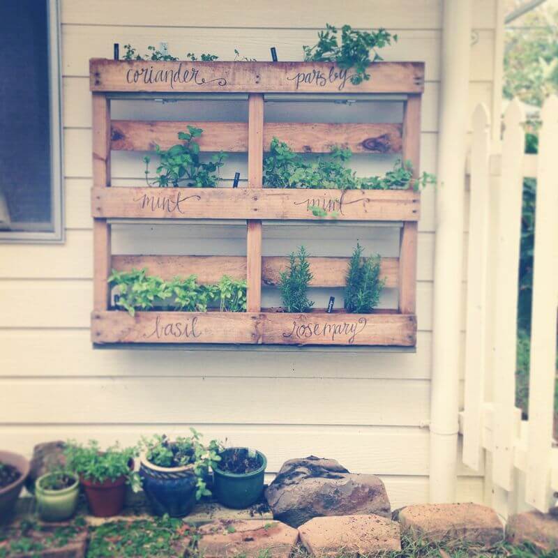 herb garden diy outdoor
