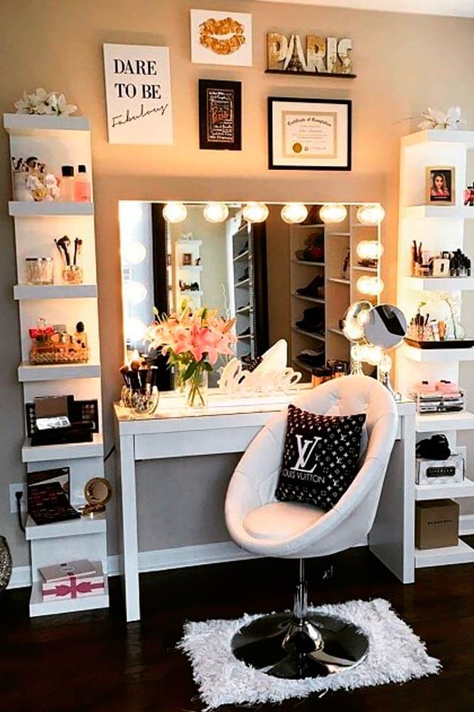 makeup room ideas pinterest