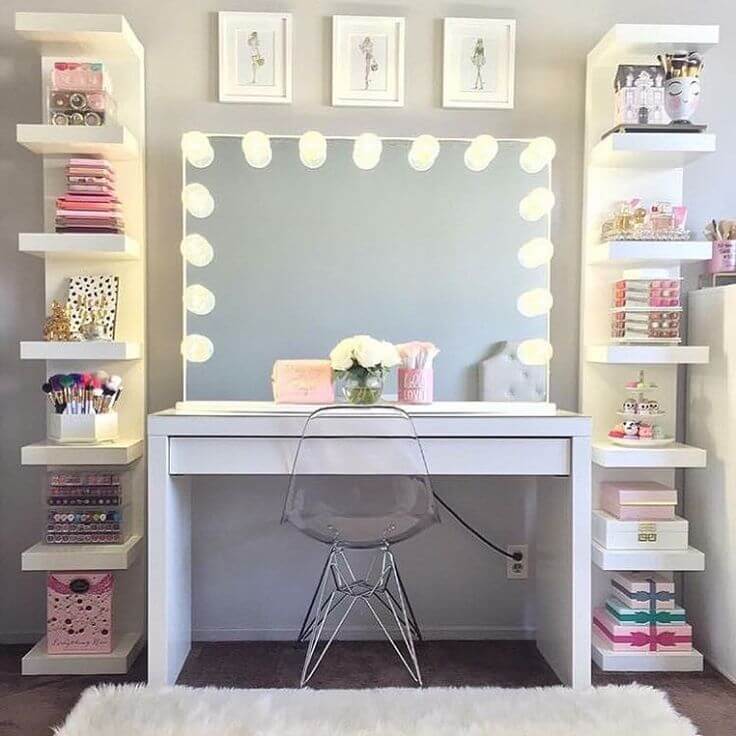makeup room lights