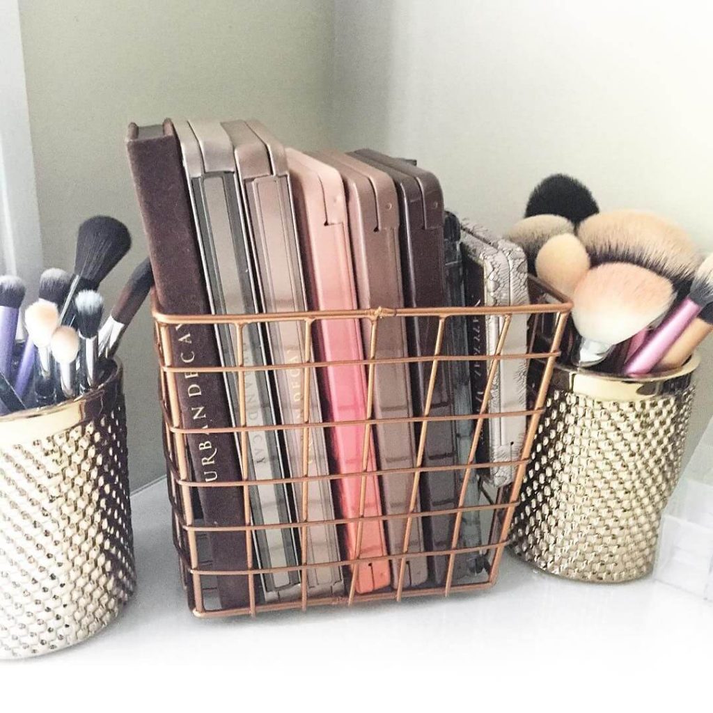 makeup storage ideas for small spaces