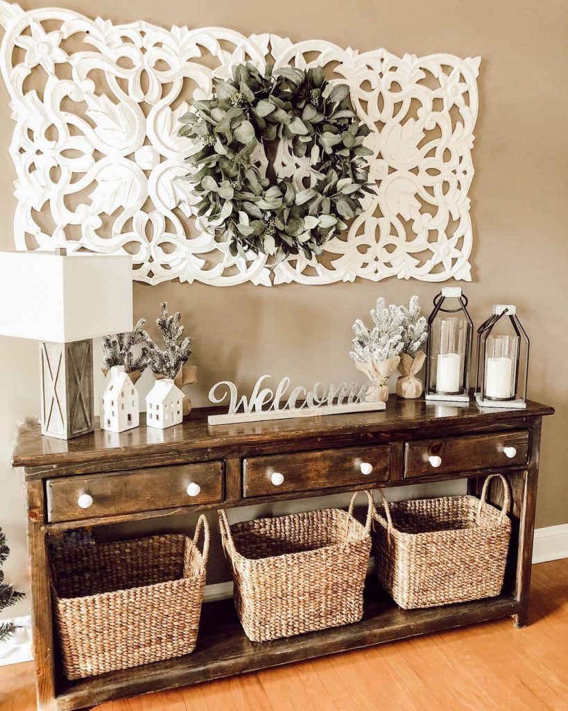 rustic entryway wall decor