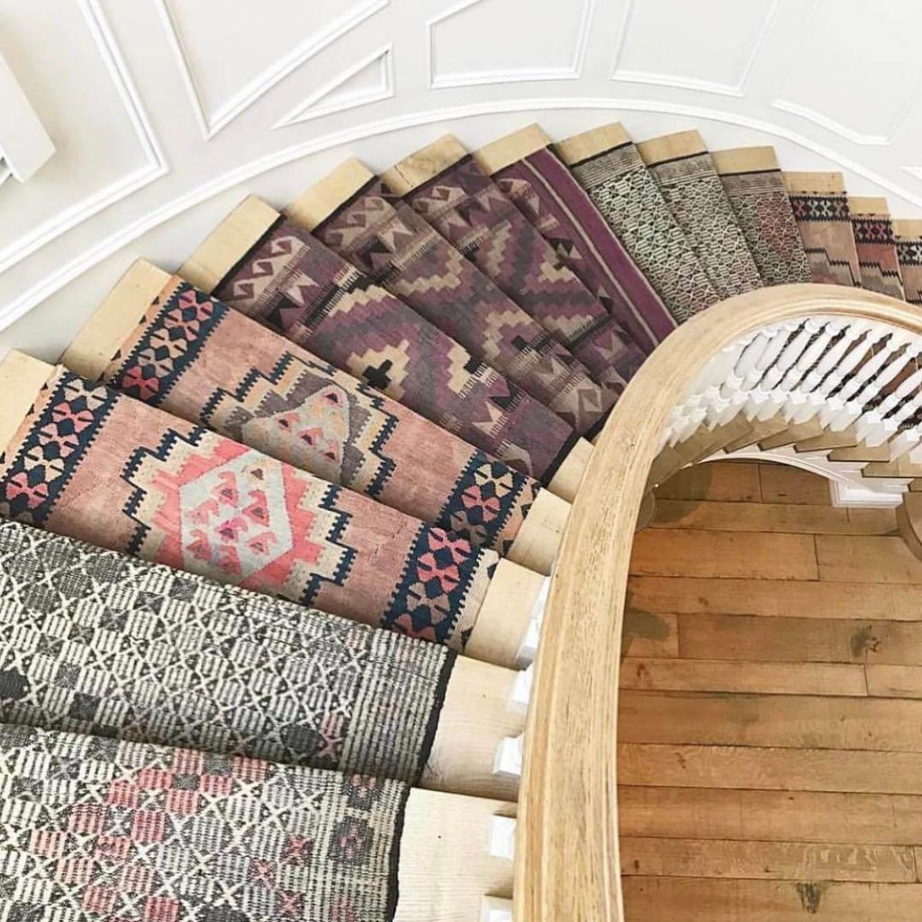stair runner ideas diy