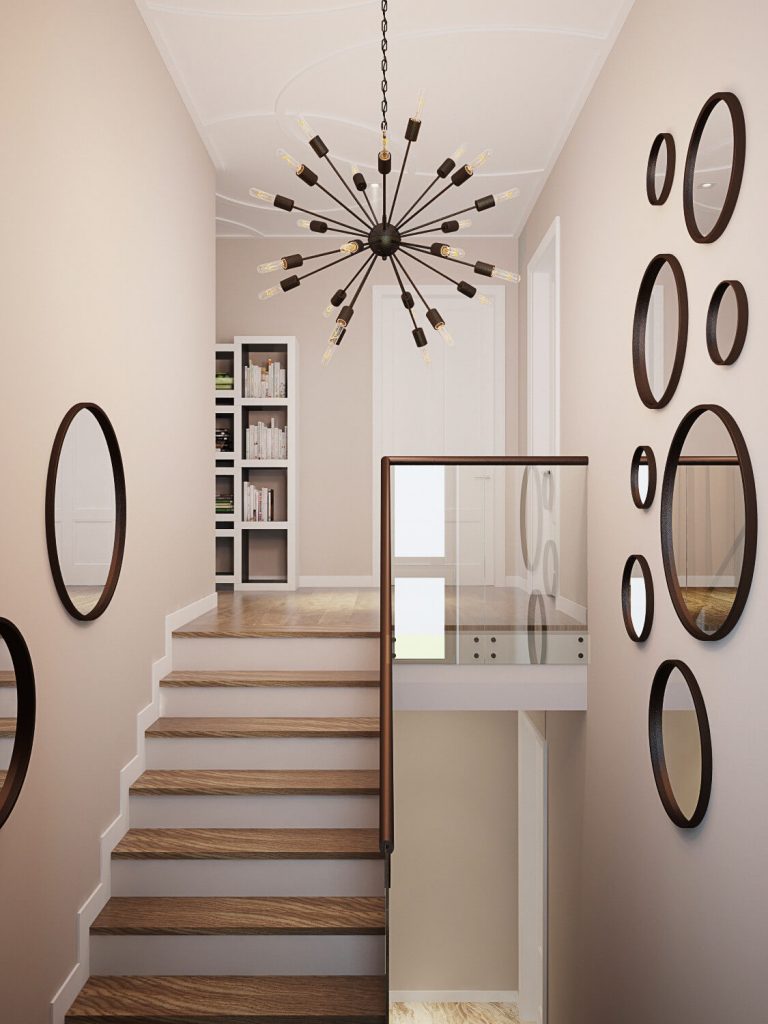 stair wall decor