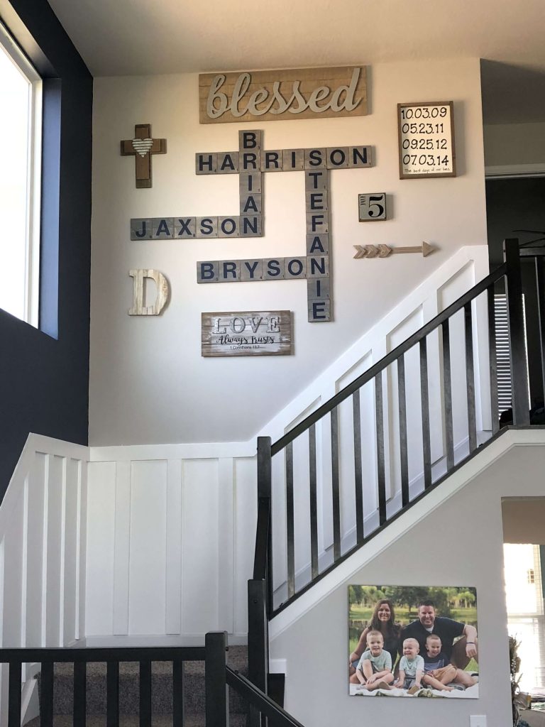 staircase wall decor ideas modern