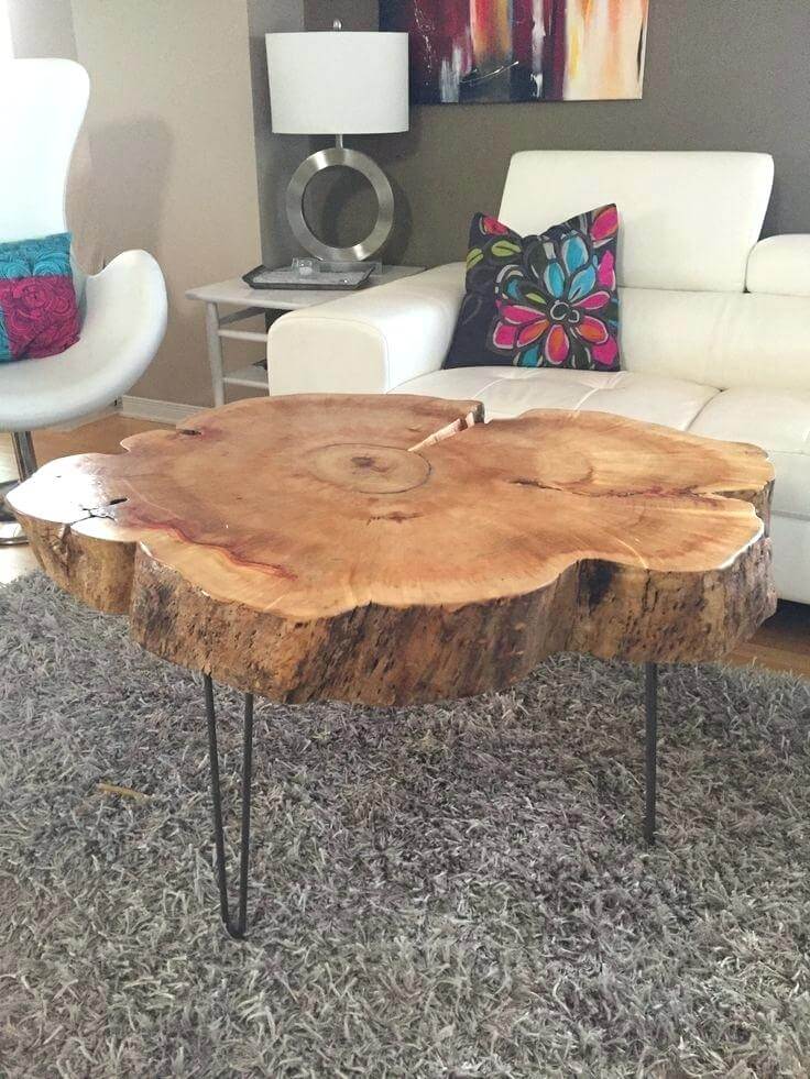 tree stump centerpiece ideas