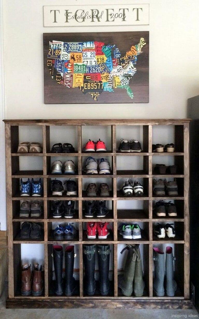 Mudroom Shoe Storage