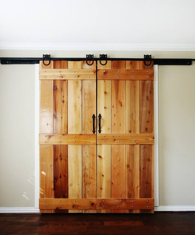 barn door murphy bed ideas