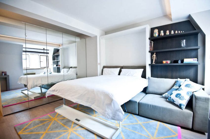 bookcase murphy bed