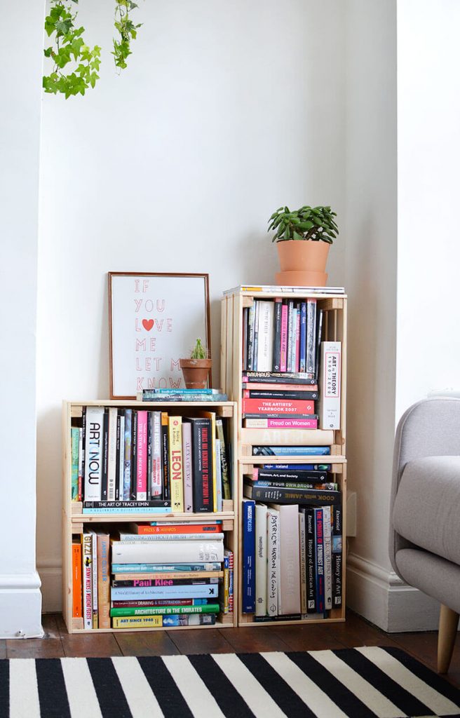 bookshelf decor diy