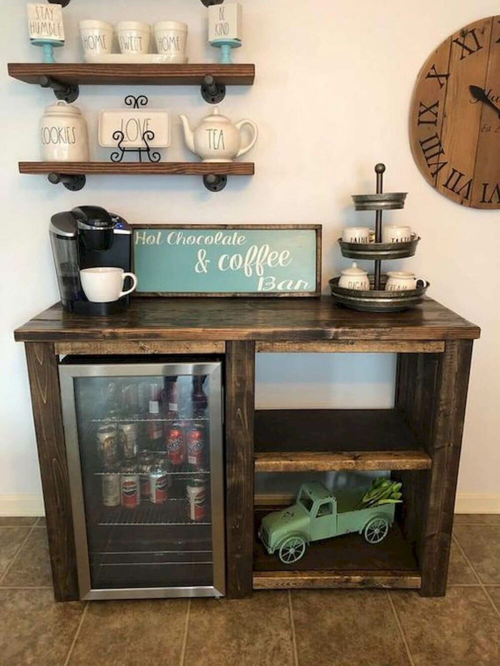 built in coffee bar ideas