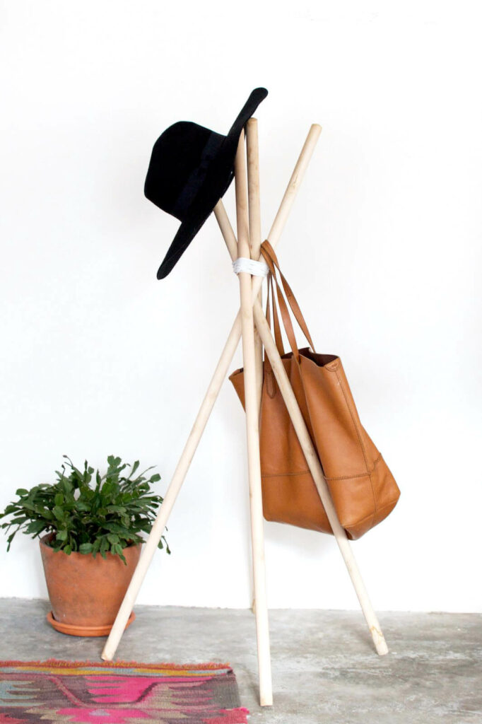 diy hat rack