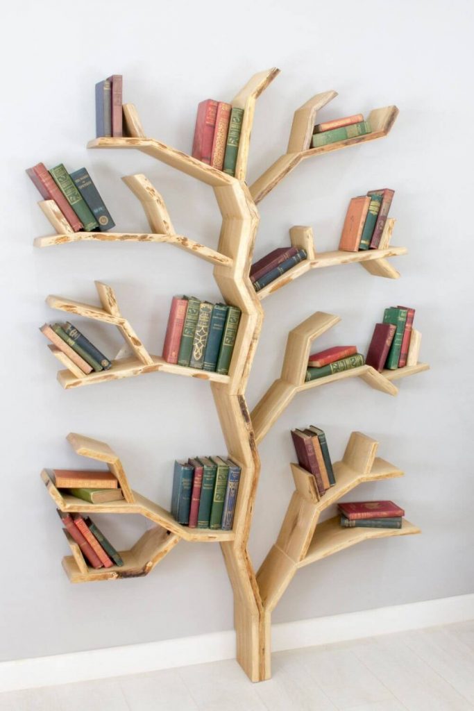 farmhouse bookshelf decor