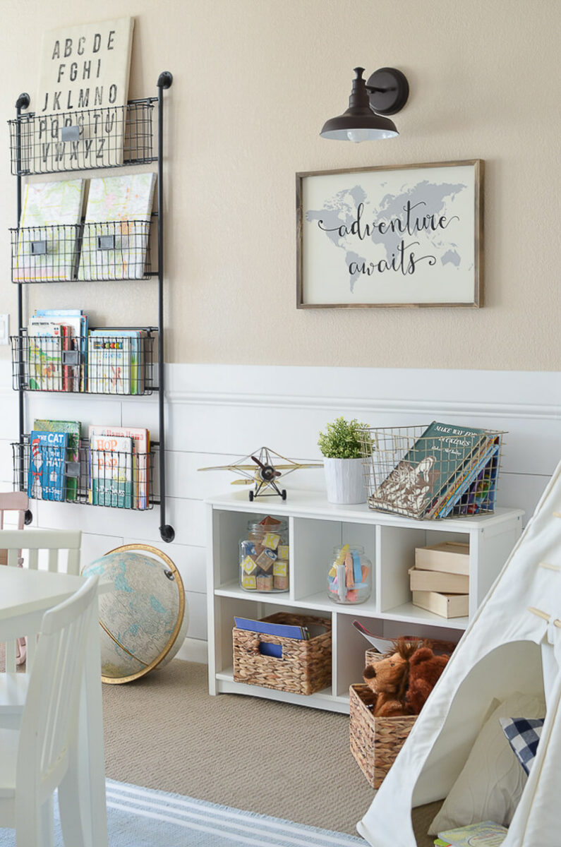 kid playroom storage ideas