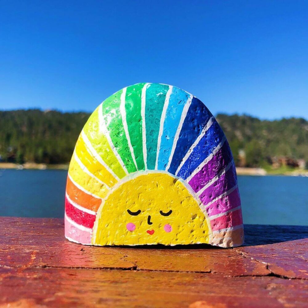 painted rock patterns