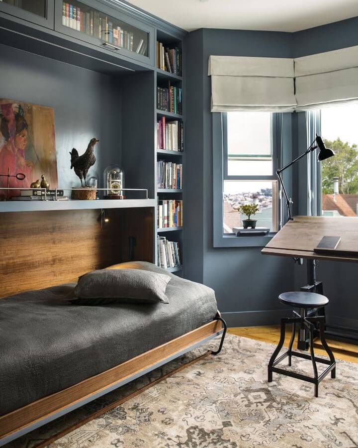 sideways murphy bed