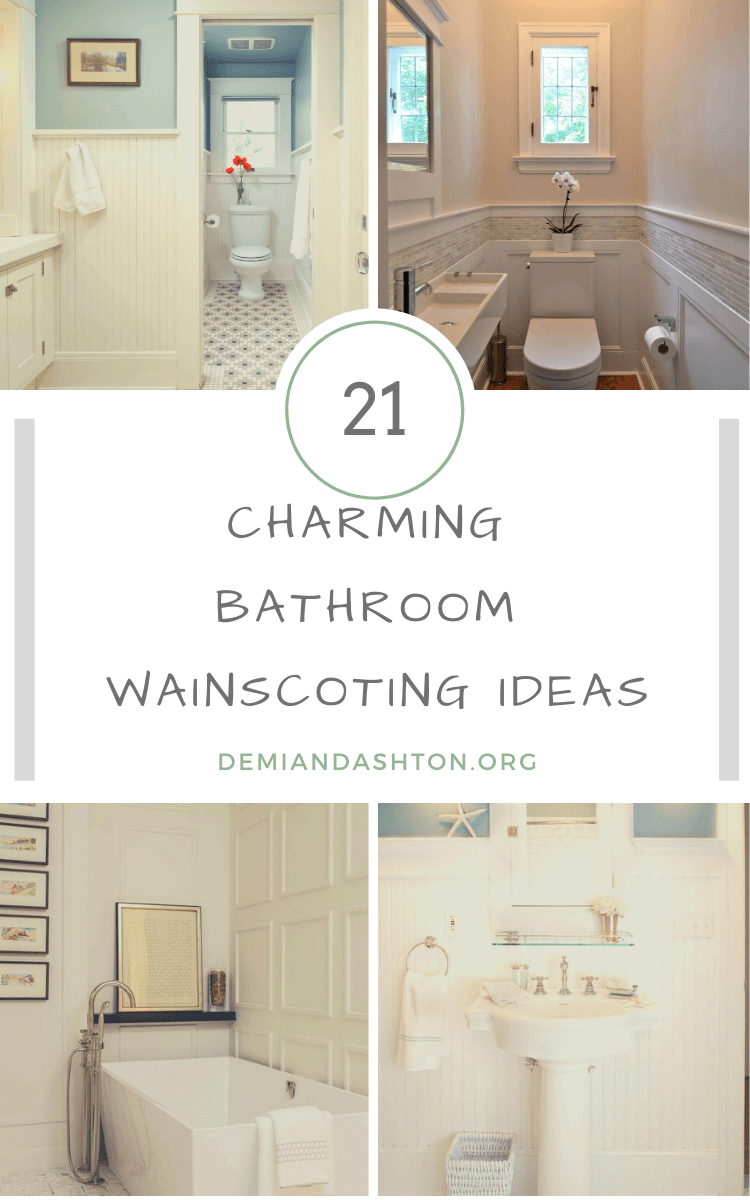 Charming Bathroom Wainscoting Ideas
