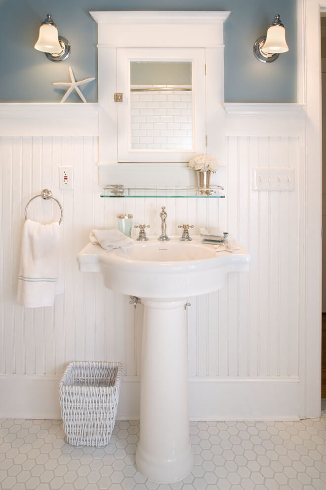 bathroom wainscoting photos