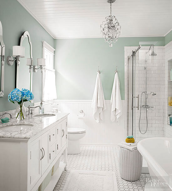bathroom wainscoting pictures