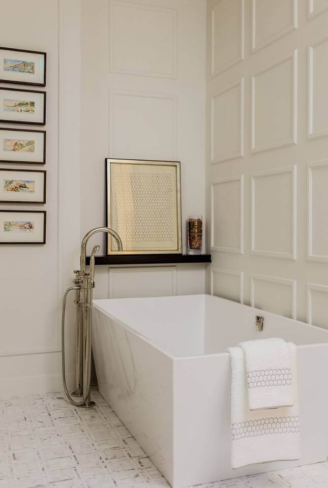 bathroom wainscoting