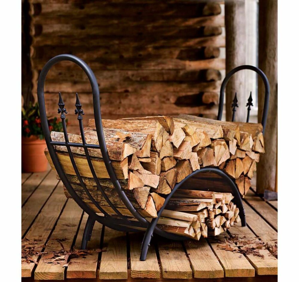 firewood storage indoor