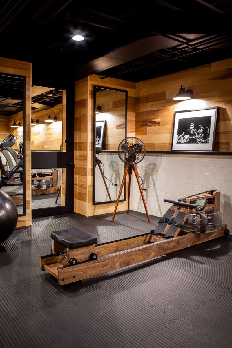 home gym ideas for basement
