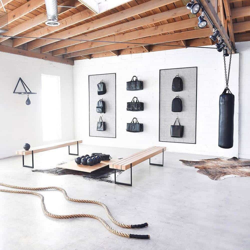 home gym storage ideas