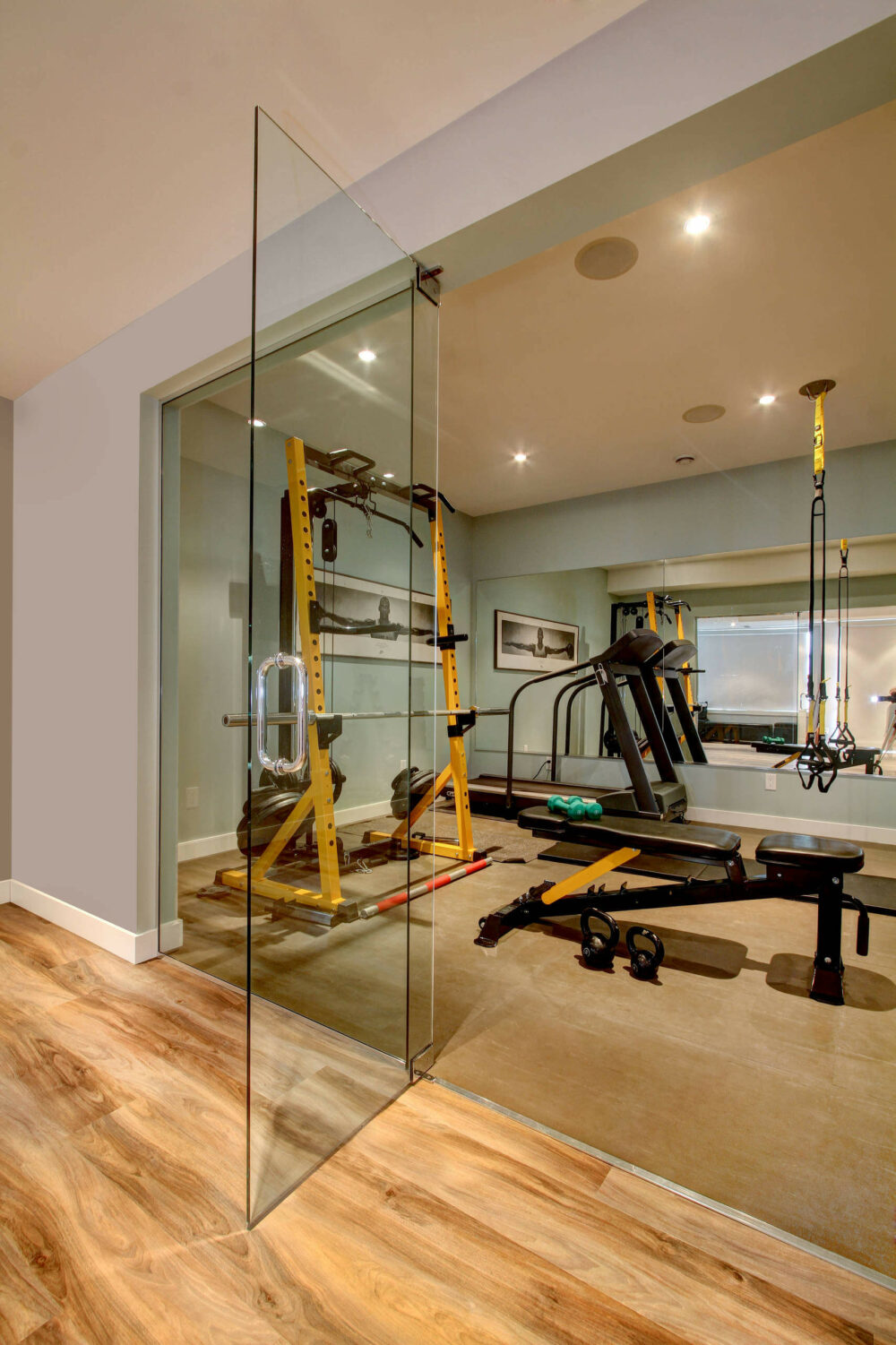 home gym wall ideas