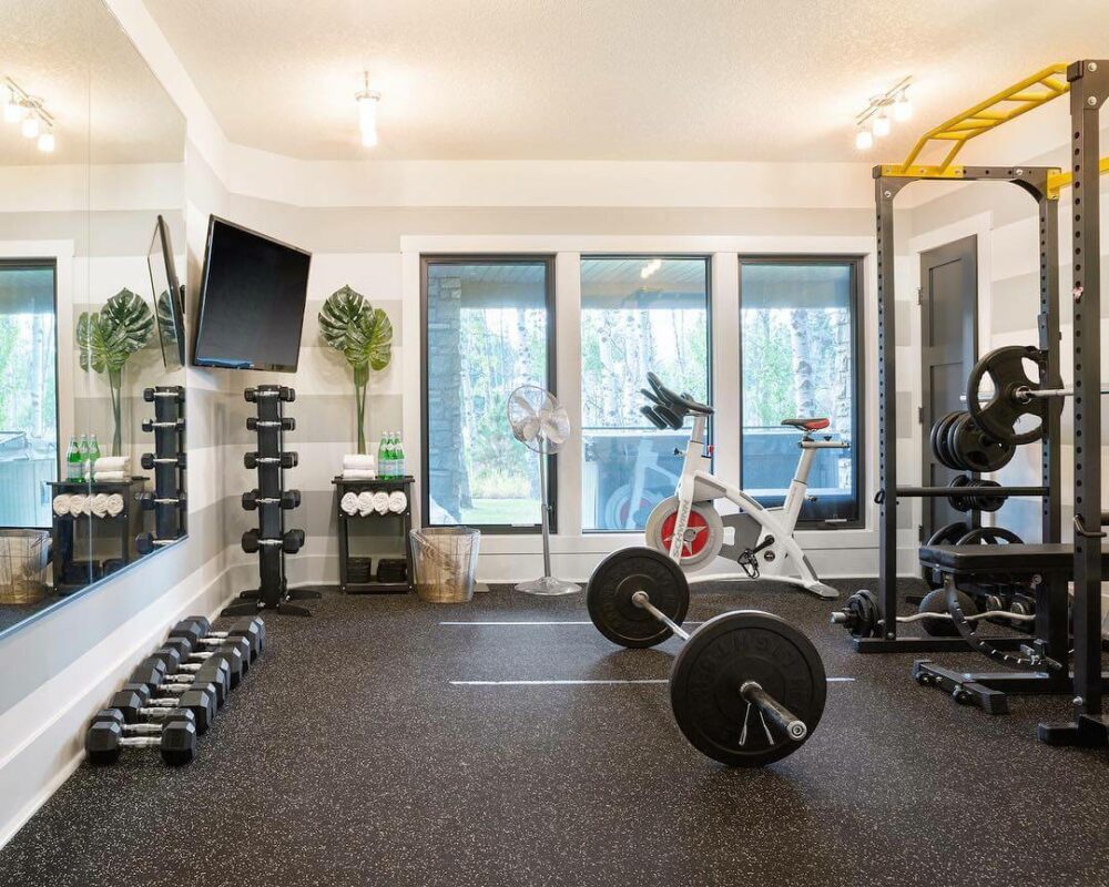 ideas for home gym decorating