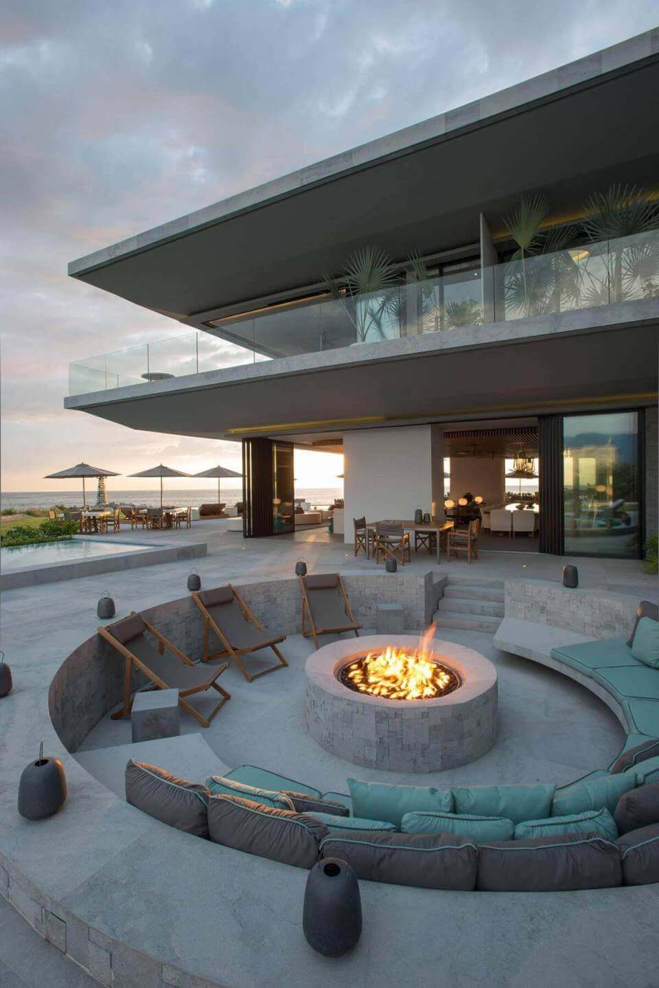 inground fire pit ideas