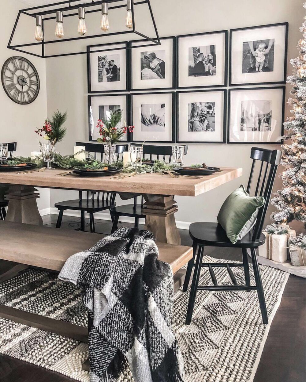 modern farmhouse dining room wall decor