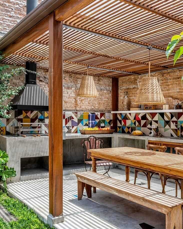outdoor kitchen ideas rustic