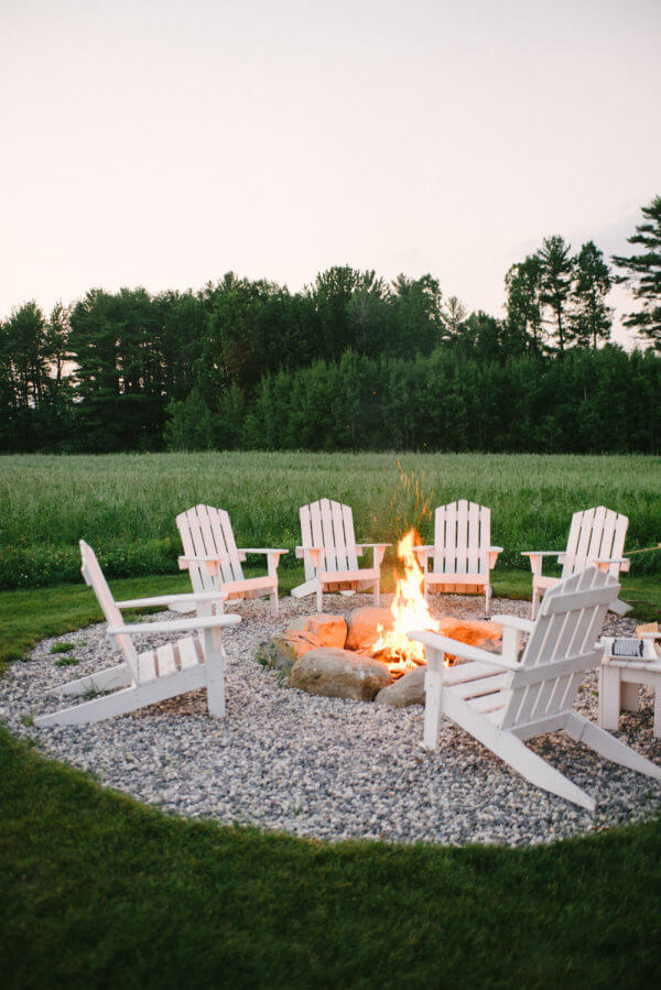 simple backyard fire pit ideas