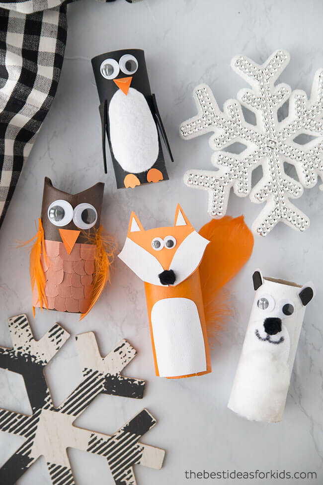 toilet paper roll crafts animals