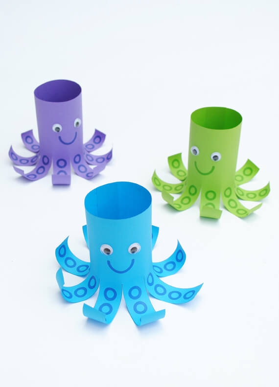 toilet roll octopus
