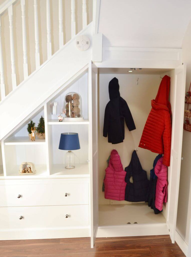 under stair storage basement