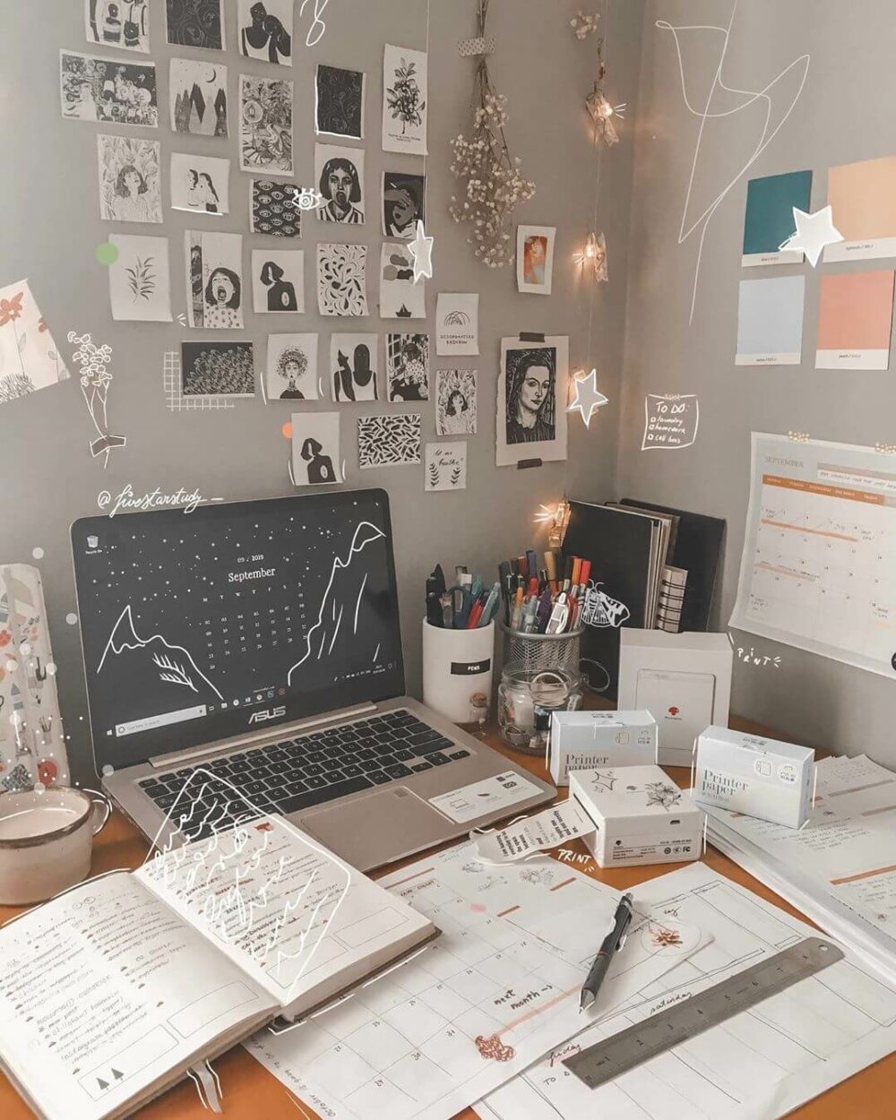cheap study room ideas
